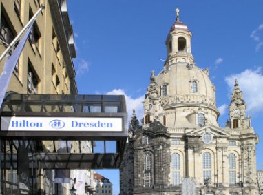 Hilton Dresden: Vista exterior